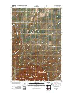 The Arch Montana Historical topographic map, 1:24000 scale, 7.5 X 7.5 Minute, Year 2011