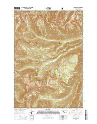 The Needles Montana Current topographic map, 1:24000 scale, 7.5 X 7.5 Minute, Year 2014