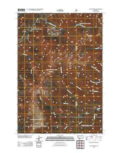 The Sentinel Montana Historical topographic map, 1:24000 scale, 7.5 X 7.5 Minute, Year 2011