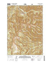 The Sentinel Montana Current topographic map, 1:24000 scale, 7.5 X 7.5 Minute, Year 2014
