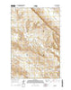 Thebes Montana Current topographic map, 1:24000 scale, 7.5 X 7.5 Minute, Year 2014