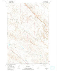 Thebes Montana Historical topographic map, 1:24000 scale, 7.5 X 7.5 Minute, Year 1960