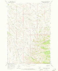 Thompson Creek NW Montana Historical topographic map, 1:24000 scale, 7.5 X 7.5 Minute, Year 1967
