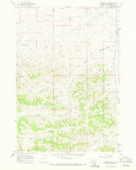 Thompson Creek Montana Historical topographic map, 1:24000 scale, 7.5 X 7.5 Minute, Year 1967