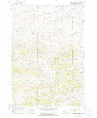 Thompson Creek Montana Historical topographic map, 1:24000 scale, 7.5 X 7.5 Minute, Year 1967