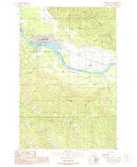 Thompson Falls Montana Historical topographic map, 1:24000 scale, 7.5 X 7.5 Minute, Year 1988