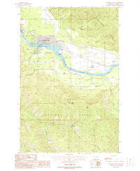 Thompson Falls Montana Historical topographic map, 1:24000 scale, 7.5 X 7.5 Minute, Year 1988