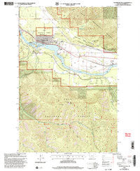 Thompson Falls Montana Historical topographic map, 1:24000 scale, 7.5 X 7.5 Minute, Year 1999
