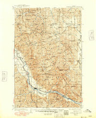 Thompson Falls Montana Historical topographic map, 1:62500 scale, 15 X 15 Minute, Year 1937