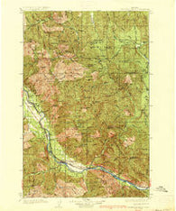 Thompson Falls Montana Historical topographic map, 1:125000 scale, 30 X 30 Minute, Year 1937