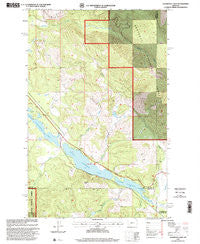 Thompson Lakes Montana Historical topographic map, 1:24000 scale, 7.5 X 7.5 Minute, Year 1997