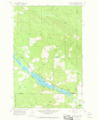 Thompson Lakes Montana Historical topographic map, 1:24000 scale, 7.5 X 7.5 Minute, Year 1966