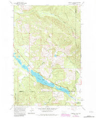 Thompson Lakes Montana Historical topographic map, 1:24000 scale, 7.5 X 7.5 Minute, Year 1966