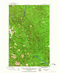 Thompson Lakes Montana Historical topographic map, 1:125000 scale, 30 X 30 Minute, Year 1935