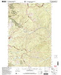 Thompson Pass Montana Historical topographic map, 1:24000 scale, 7.5 X 7.5 Minute, Year 1999