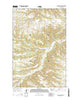 Thompson Coulee Montana Current topographic map, 1:24000 scale, 7.5 X 7.5 Minute, Year 2014