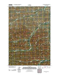 Thompson Creek Montana Historical topographic map, 1:24000 scale, 7.5 X 7.5 Minute, Year 2011