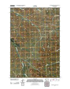 Thompson Creek NW Montana Historical topographic map, 1:24000 scale, 7.5 X 7.5 Minute, Year 2011