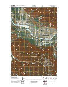 Thompson Falls Montana Historical topographic map, 1:24000 scale, 7.5 X 7.5 Minute, Year 2011
