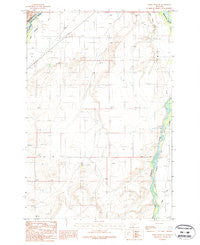 Three Forks SE Montana Historical topographic map, 1:24000 scale, 7.5 X 7.5 Minute, Year 1987