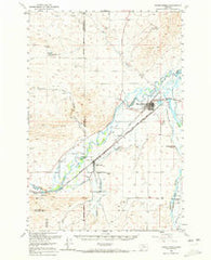 Three Forks Montana Historical topographic map, 1:62500 scale, 15 X 15 Minute, Year 1950