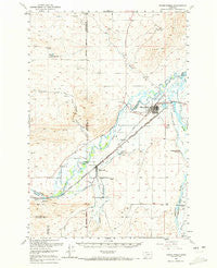 Three Forks Montana Historical topographic map, 1:62500 scale, 15 X 15 Minute, Year 1950