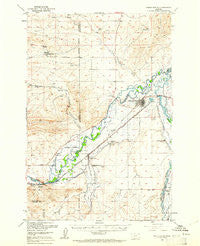 Three Forks Montana Historical topographic map, 1:62500 scale, 15 X 15 Minute, Year 1950