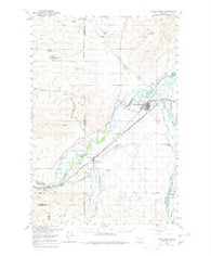 Three Forks Montana Historical topographic map, 1:62500 scale, 15 X 15 Minute, Year 1950