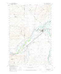 Three Forks Montana Historical topographic map, 1:62500 scale, 15 X 15 Minute, Year 1950