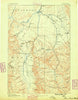 Three Forks Montana Historical topographic map, 1:250000 scale, 1 X 1 Degree, Year 1888