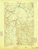Three Forks Montana Historical topographic map, 1:250000 scale, 1 X 1 Degree, Year 1894