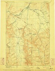 Three Forks Montana Historical topographic map, 1:250000 scale, 1 X 1 Degree, Year 1895