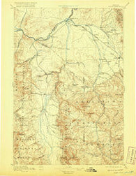 Three Forks Montana Historical topographic map, 1:250000 scale, 1 X 1 Degree, Year 1895