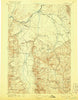 Three Forks Montana Historical topographic map, 1:250000 scale, 1 X 1 Degree, Year 1895