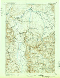 Three Forks Montana Historical topographic map, 1:250000 scale, 1 X 1 Degree, Year 1895
