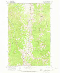 Three Sisters Montana Historical topographic map, 1:24000 scale, 7.5 X 7.5 Minute, Year 1970
