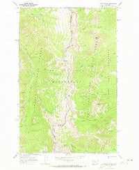 Three Sisters Montana Historical topographic map, 1:24000 scale, 7.5 X 7.5 Minute, Year 1970