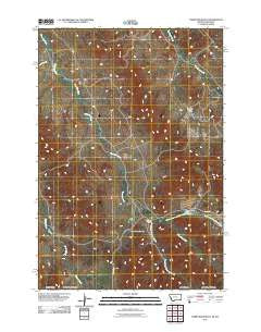 Three Bar Ranch Montana Historical topographic map, 1:24000 scale, 7.5 X 7.5 Minute, Year 2011