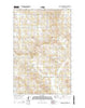 Three Buttes Creek East Montana Current topographic map, 1:24000 scale, 7.5 X 7.5 Minute, Year 2014