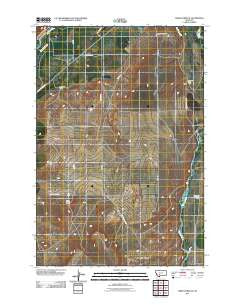 Three Forks SE Montana Historical topographic map, 1:24000 scale, 7.5 X 7.5 Minute, Year 2011