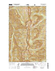 Three Sisters Montana Current topographic map, 1:24000 scale, 7.5 X 7.5 Minute, Year 2014