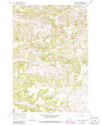 Threemile Buttes Montana Historical topographic map, 1:24000 scale, 7.5 X 7.5 Minute, Year 1966