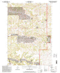 Threemile Buttes Montana Historical topographic map, 1:24000 scale, 7.5 X 7.5 Minute, Year 1995