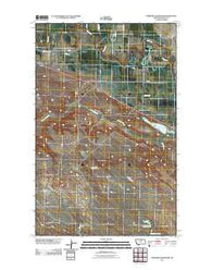 Threemile Reservoir Montana Historical topographic map, 1:24000 scale, 7.5 X 7.5 Minute, Year 2011