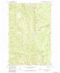 Thunderbolt Mountain Montana Historical topographic map, 1:24000 scale, 7.5 X 7.5 Minute, Year 1965