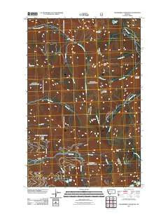 Thunderbolt Mountain Montana Historical topographic map, 1:24000 scale, 7.5 X 7.5 Minute, Year 2011