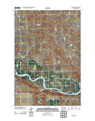 Thurlow Montana Historical topographic map, 1:24000 scale, 7.5 X 7.5 Minute, Year 2011