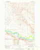 Thurlow Montana Historical topographic map, 1:24000 scale, 7.5 X 7.5 Minute, Year 1968