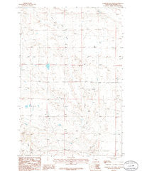 Timber Buttes North Montana Historical topographic map, 1:24000 scale, 7.5 X 7.5 Minute, Year 1986