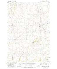 Timber Buttes South Montana Historical topographic map, 1:24000 scale, 7.5 X 7.5 Minute, Year 1979